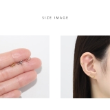 軟骨ピアス リボン小さめかわいい華奢シルバーゴールドピンク ボディピアス | ボディピアス専門店凛RIN | 詳細画像7