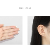 軟骨ピアス ジュエル十字架 クロス | ボディピアス専門店凛RIN | 詳細画像7 