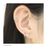 軟骨ピアス クラウンジュエルプリンセスカップキュービックジルコニア王冠 | ボディピアス専門店凛RIN | 詳細画像5