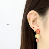 軟骨ピアス 蝶々ちょうちょバタフライジュエルキュービックジルコニア ボディピアス | ボディピアス専門店凛RIN | 詳細画像4 