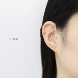 軟骨ピアス プチジュエルフラワーオーロラカラーキュービックジルコニア ボディピア… | ボディピアス専門店凛RIN | 詳細画像4