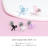 軟骨ピアス リボン小さい大きめ華奢2サイズかわいい ボディピアス | ボディピアス専門店凛RIN | 詳細画像3