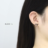 軟骨ピアス リボン小さい大きめ華奢2サイズかわいい ボディピアス | ボディピアス専門店凛RIN | 詳細画像4
