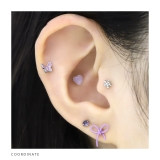軟骨ピアス リボン小さい大きめ華奢2サイズかわいい ボディピアス | ボディピアス専門店凛RIN | 詳細画像8