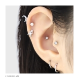 軟骨ピアス ジュエルスタースパークルキュービックジルコニア ボディピアス | ボディピアス専門店凛RIN | 詳細画像5 