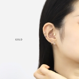 軟骨ピアス リボンバレエコア小さめ小ぶりかわいい ボディピアスストレートバーベル | ボディピアス専門店凛RIN | 詳細画像4