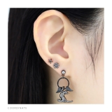 軟骨ピアス スター星スタッズクール甘辛かわいいかっこいい ボディピアス | ボディピアス専門店凛RIN | 詳細画像7 