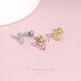 軟骨ピアス リボンバレエコアジュエルキュービックジルコニア ボディピアス | ボディピアス専門店凛RIN | 詳細画像2