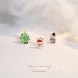 軟骨ピアス サンタツリー雪だるまクリスマスキラキラかわいい冬スノーマン ボディピ… | ボディピアス専門店凛RIN | 詳細画像2 