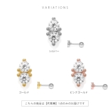 軟骨ピアス ミニ2粒ジュエル立爪キュービックジルコニア ボディピアス | ボディピアス専門店凛RIN | 詳細画像8