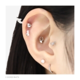 軟骨ピアス パールミニサイズ小さめ上品シンプル大人カワイイ ボディピアス | ボディピアス専門店凛RIN | 詳細画像4