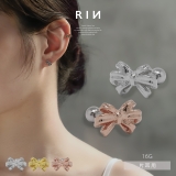 軟骨ピアス リボンりぼんバレエコア華やか上品大人カワイイ立体的 ボディピアス | ボディピアス専門店凛RIN | 詳細画像1