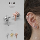 軟骨ピアス クロス十字架ジュエルシンプルスタイリッシュ個性的 ボディピアス | ボディピアス専門店凛RIN | 詳細画像1