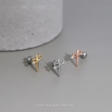 軟骨ピアス クロス十字架ジュエルシンプルスタイリッシュ個性的 ボディピアス | ボディピアス専門店凛RIN | 詳細画像2