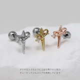 軟骨ピアス クロス十字架ジュエルシンプルスタイリッシュ個性的 ボディピアス | ボディピアス専門店凛RIN | 詳細画像5