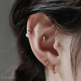 軟骨ピアス クロス十字架ジュエルシンプルスタイリッシュ個性的 ボディピアス | ボディピアス専門店凛RIN | 詳細画像8