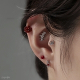 軟骨ピアス 王冠クラウンティアラジュエルシンプルミニ小さめ ボディピアス | ボディピアス専門店凛RIN | 詳細画像5