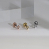 軟骨ピアス ダイヤひし形ジュエル上品小さめミニサイズ綺麗 ボディピアス | ボディピアス専門店凛RIN | 詳細画像2