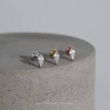 軟骨ピアス ダイヤひし形一粒ジュエル上品ミニ小さめキラキラ ボディピアス | ボディピアス専門店凛RIN | 詳細画像2