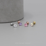 軟骨ピアス 花ジュエルお花フラワー植物一粒ジュエルシンプル ボディピアス | ボディピアス専門店凛RIN | 詳細画像2