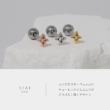 軟骨ピアス 星スタージュエルかわいいシンプル小さめジルコニア ボディピアス | ボディピアス専門店凛RIN | 詳細画像4