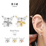 ボディピアス軟骨ピアス ピアス蝶 ジュエル | ボディピアス専門店凛RIN | 詳細画像1 