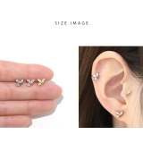 ボディピアス軟骨ピアス ピアス蝶 ジュエル | ボディピアス専門店凛RIN | 詳細画像7 