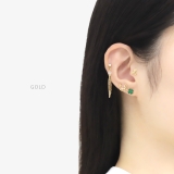 軟骨ピアス 鳥蛇羽根トリヘビフェザー生き物アニマルネイティブアメリカンかっこいい… | ボディピアス専門店凛RIN | 詳細画像4