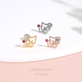 軟骨ピアス ブタぶた動物アニマル豚かわいいジュエル ボディピアス | ボディピアス専門店凛RIN | 詳細画像2 