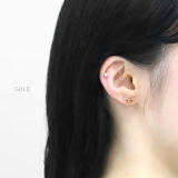 軟骨ピアス ブタぶた動物アニマル豚かわいいジュエル ボディピアス | ボディピアス専門店凛RIN | 詳細画像4 