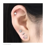 軟骨ピアス ブタぶた動物アニマル豚かわいいジュエル ボディピアス | ボディピアス専門店凛RIN | 詳細画像5 