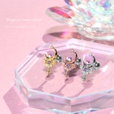 軟骨ピアス 月ムーン三日月 スティックマジカルハート天使の羽 | ボディピアス専門店凛RIN | 詳細画像2