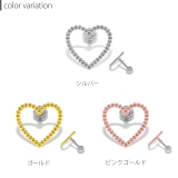 軟骨ピアスハートはあと かわいいきれい フレームハートリング | ボディピアス専門店凛RIN | 詳細画像9 