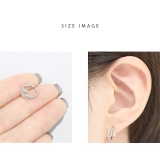 軟骨ピアスキャッチレスへび ヘビスネーク ワンタッチオールサージカルステンレス金… | ボディピアス専門店凛RIN | 詳細画像9