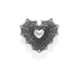 ブラック | 軟骨ピアス はーとクモの巣蜘蛛 スパイダーかわいいハロウィン | ボディピアス専門店凛RIN