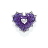 パープル | 軟骨ピアス はーとクモの巣蜘蛛 スパイダーかわいいハロウィン | ボディピアス専門店凛RIN