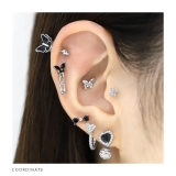 軟骨ピアス はーときらきら かわいいジュエルキュービックジルコニアストレートバー… | ボディピアス専門店凛RIN | 詳細画像5