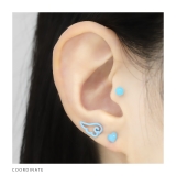 軟骨ピアス 天使翼はねパステルカラーかわいいエンジェル ボディピアス | ボディピアス専門店凛RIN | 詳細画像7 