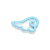 ライトブルー・Right(右耳) | 軟骨ピアス 天使翼はねパステルカラーかわいいエンジェル ボディピアス | ボディピアス専門店凛RIN