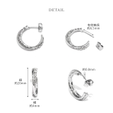 ファッションピアス18Kコーティング ニッケルフリー 2連ジュエルフープ | ボディピアス専門店凛RIN | 詳細画像9