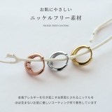 ピアスフープピアス 金属アレルギーニッケルフリー18kコーティング キャッチレス | ボディピアス専門店凛RIN | 詳細画像6