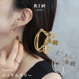 ファッションピアス 交差ツイストひねり上品 18Kコーティングニッケルフリー | ボディピアス専門店凛RIN | 詳細画像1 