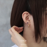 ピアス ツイストねじり キャッチレスフープピアス | ボディピアス専門店凛RIN | 詳細画像9