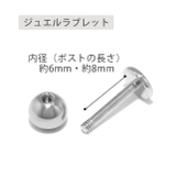 ピアス ジュエル小さめ ひっかかりにくいキラキラスタッド | ボディピアス専門店凛RIN | 詳細画像20