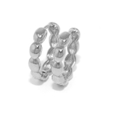 シルバー | ピアス 金属アレルギーキャッチレスフープピアス リングピアス | ボディピアス専門店凛RIN