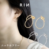 ピアス 輪シンプル円18Kロジウムコーティングニッケルフリー アクセサリー | ボディピアス専門店凛RIN | 詳細画像1