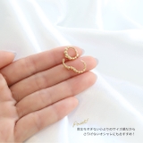 ピアス18Kコーティング ボール球輪リング フープピアアクセサリー | ボディピアス専門店凛RIN | 詳細画像8
