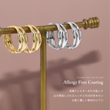 ピアス トリニティ3連シンプル リングピアスフープピアス | ボディピアス専門店凛RIN | 詳細画像4