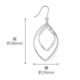 ピアス18Kコーティング リーフ葉っぱ 金アレ対応きれいゆらゆらフック | ボディピアス専門店凛RIN | 詳細画像12