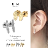 ピアスチタンポスト ビーンズシンプル スタイリッシュスタッド | ボディピアス専門店凛RIN | 詳細画像1